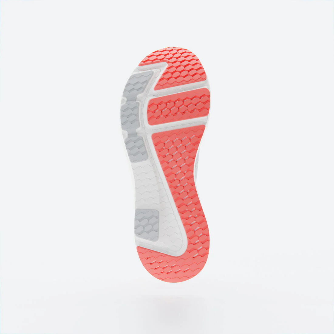 CALZADO RUNNING MUJER KIPRUN KS 500 2 GRIS Y ROJO CORAL - Image 9