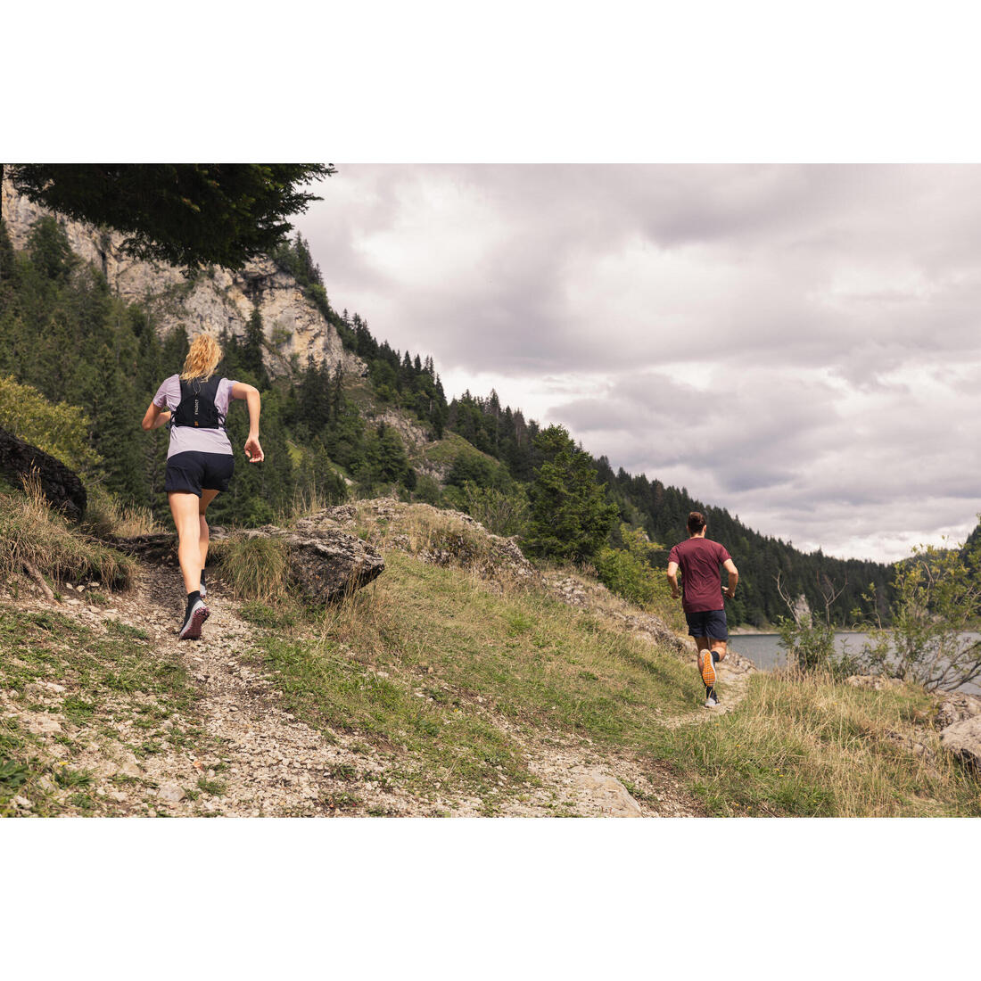 CALZADO TRAIL RUNNING MUJER TR2 gris carbono botón de rosa - Image 23