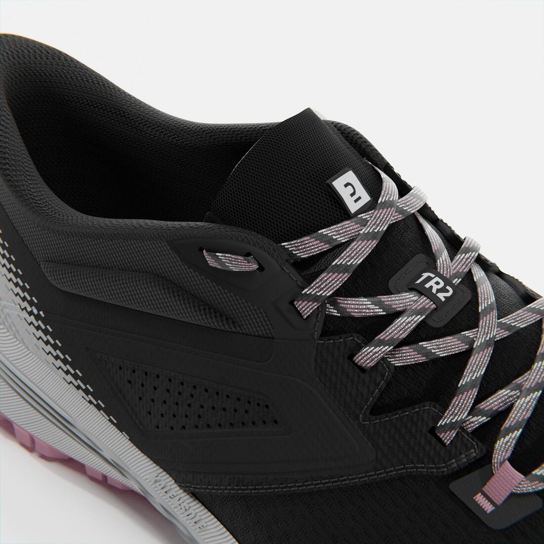 CALZADO TRAIL RUNNING MUJER TR2 gris carbono botón de rosa - Image 9