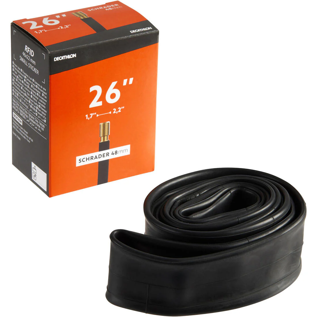 CÁMARA DE AIRE 26 x 1,7/2,2 VÁLVULA SCHRADER 48 MM - Image 3