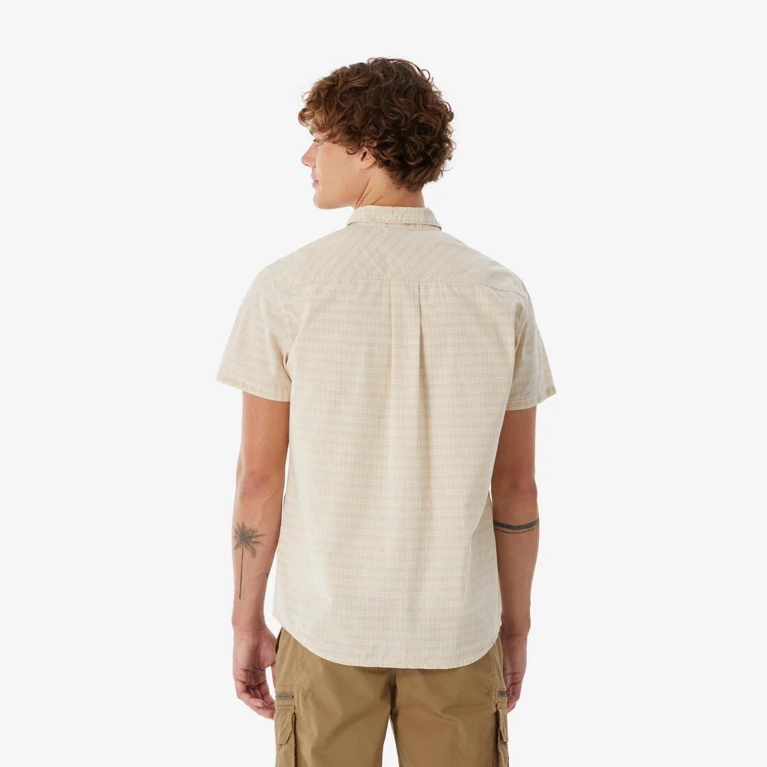 Camisa de senderismo de manga corta para hombre NH100 - Image 5