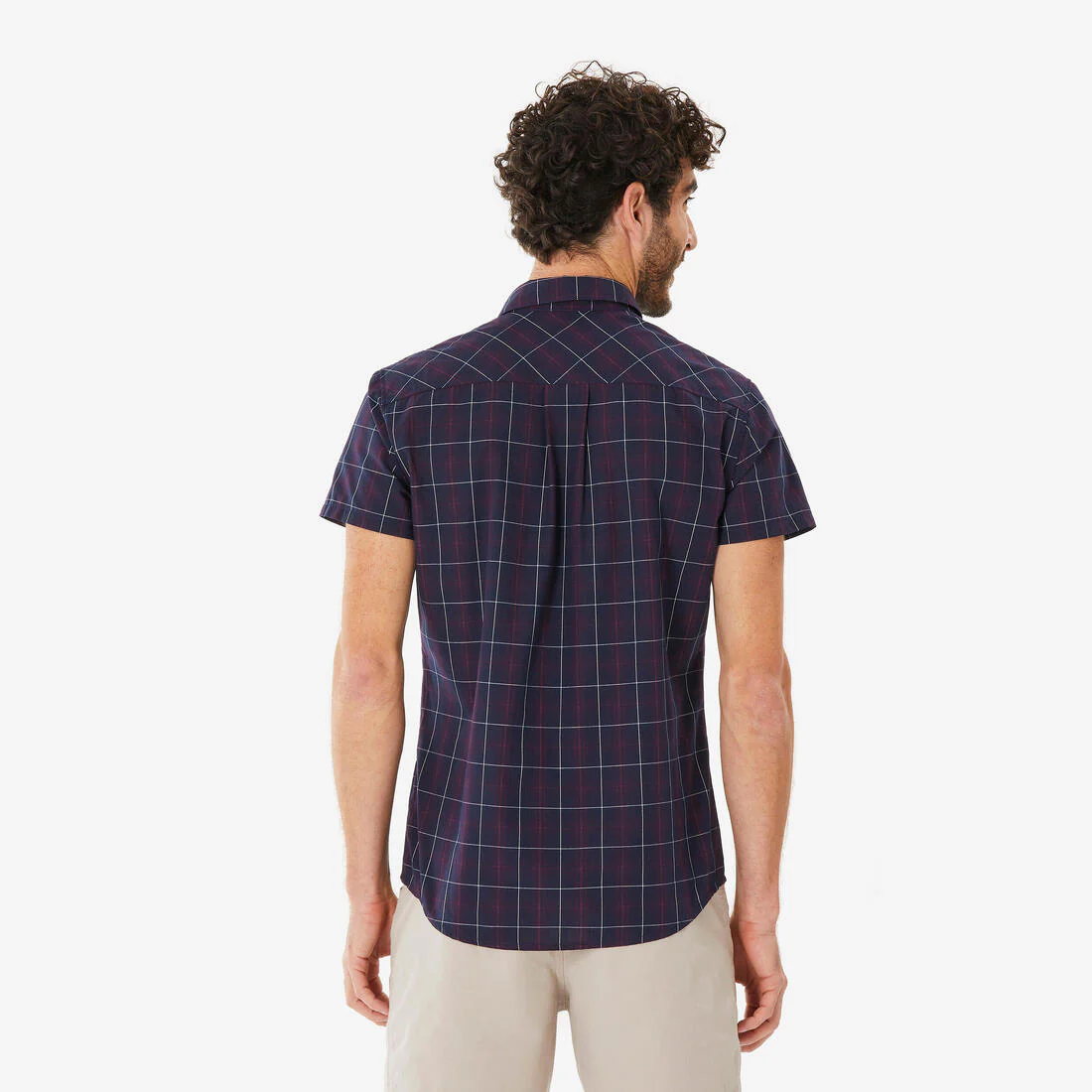 Camisa de senderismo de manga corta para hombre NH100 - Image 6
