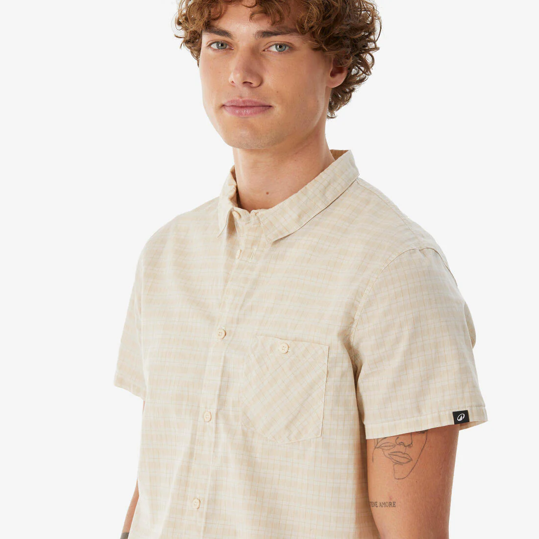 Camisa de senderismo de manga corta para hombre NH100 - Image 7