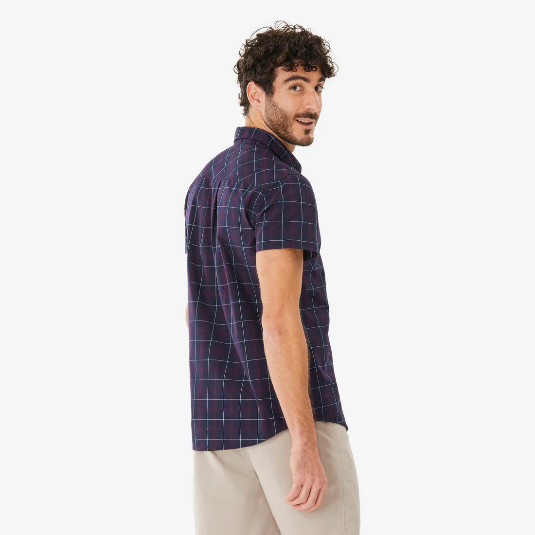 Camisa de senderismo de manga corta para hombre NH100 - Image 9