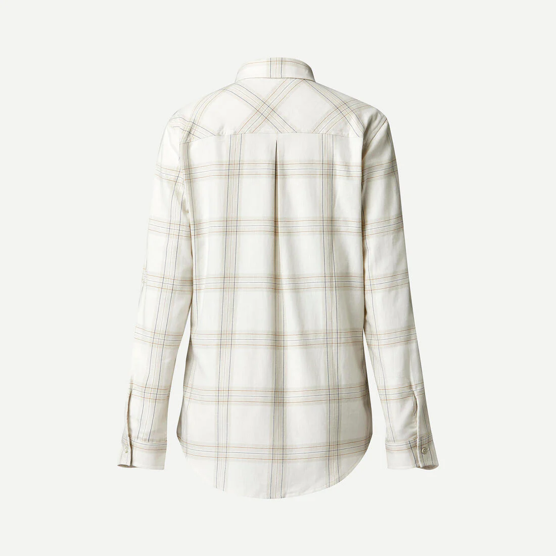 Camisa de trekking de manga larga a cuadros para mujer Travel 500 - Image 5