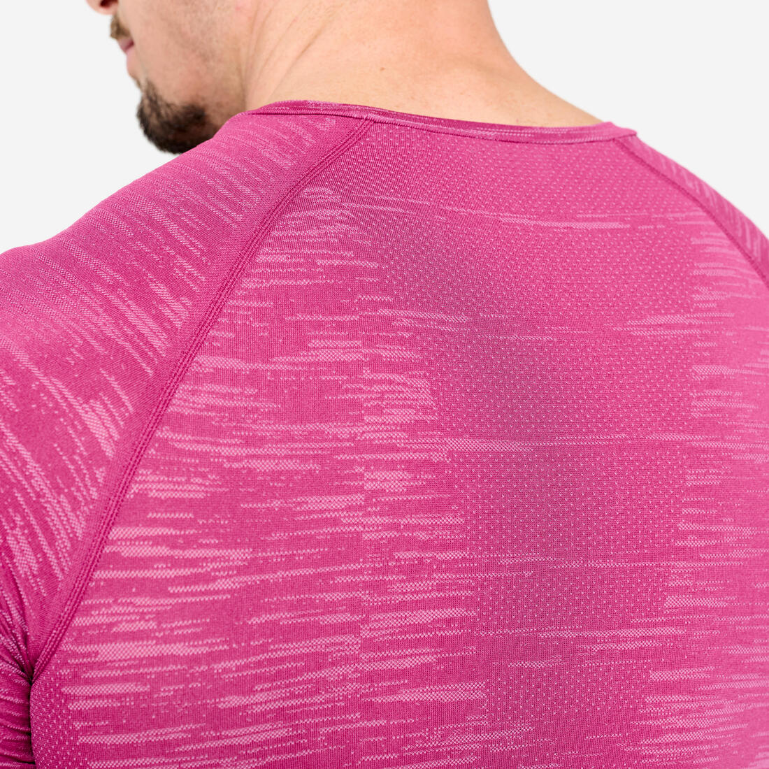 Camiseta Compresión Musculación Hombre Negro MC Transpirable Cuello Redondo - Image 14