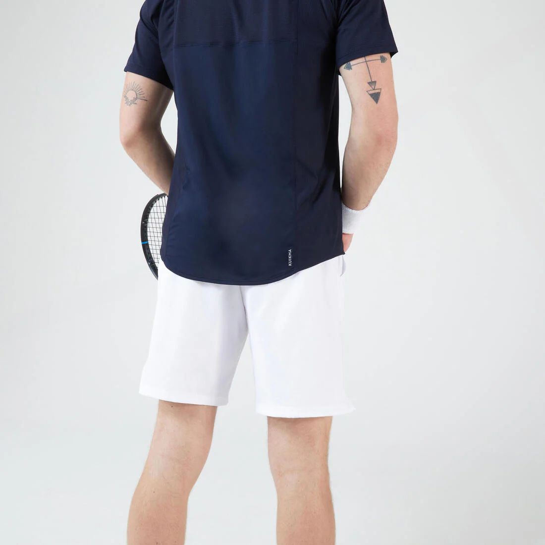 Camiseta de tenis manga corta hombre - Artengo DRY marino Gaël Monfils - Image 17