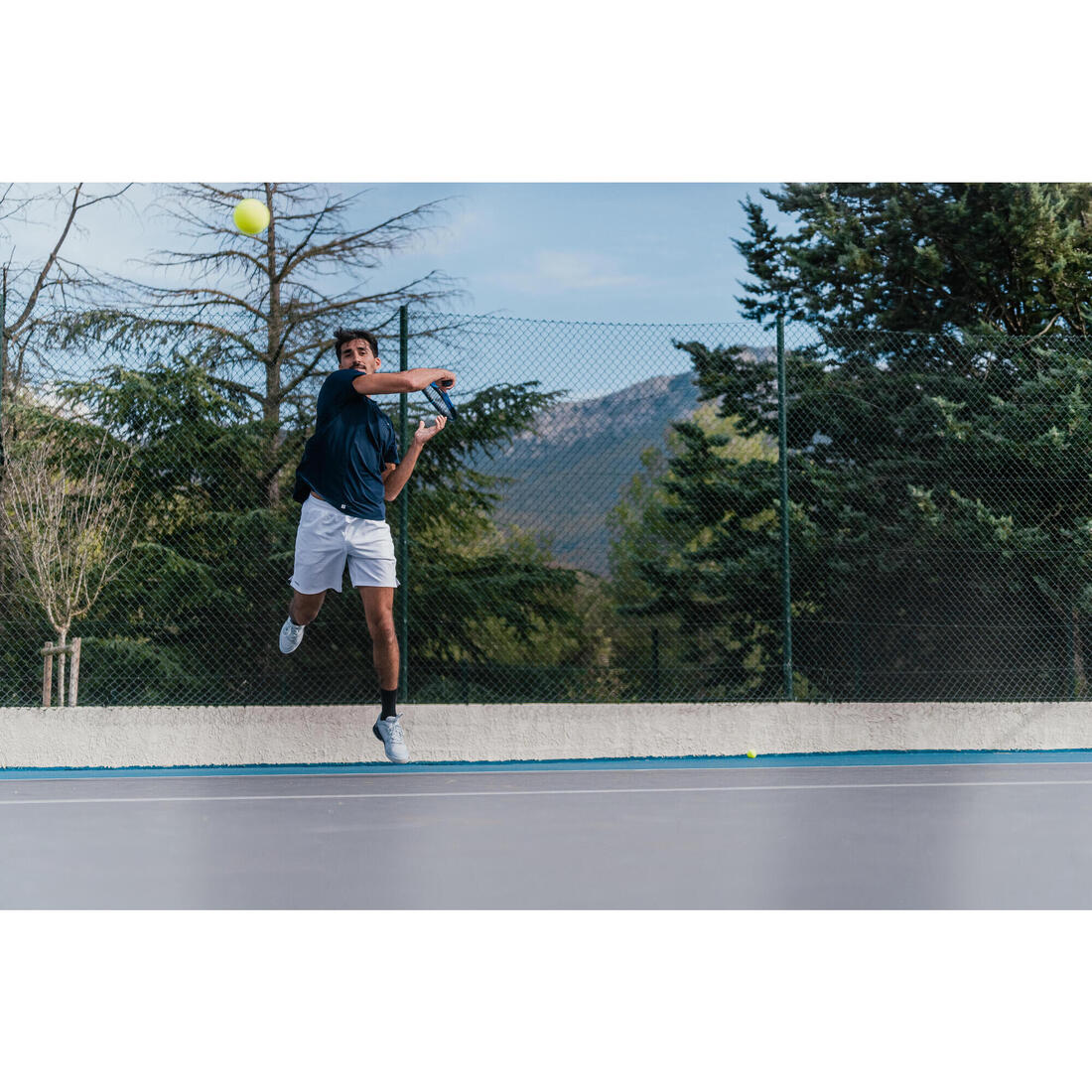 Camiseta de tenis manga corta hombre - Artengo DRY marino Gaël Monfils - Image 26