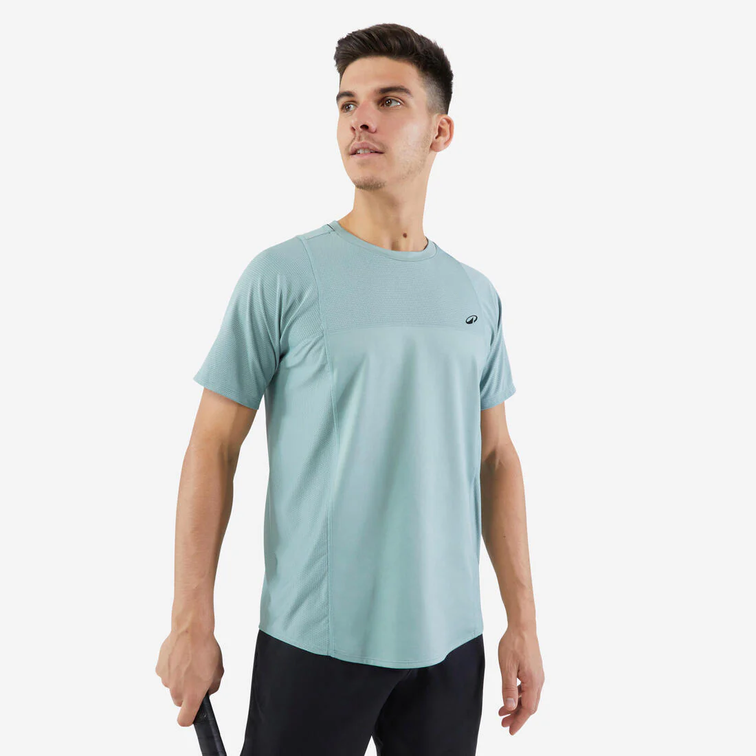 Camiseta de tenis manga corta hombre - Artengo DRY marino Gaël Monfils - Image 5