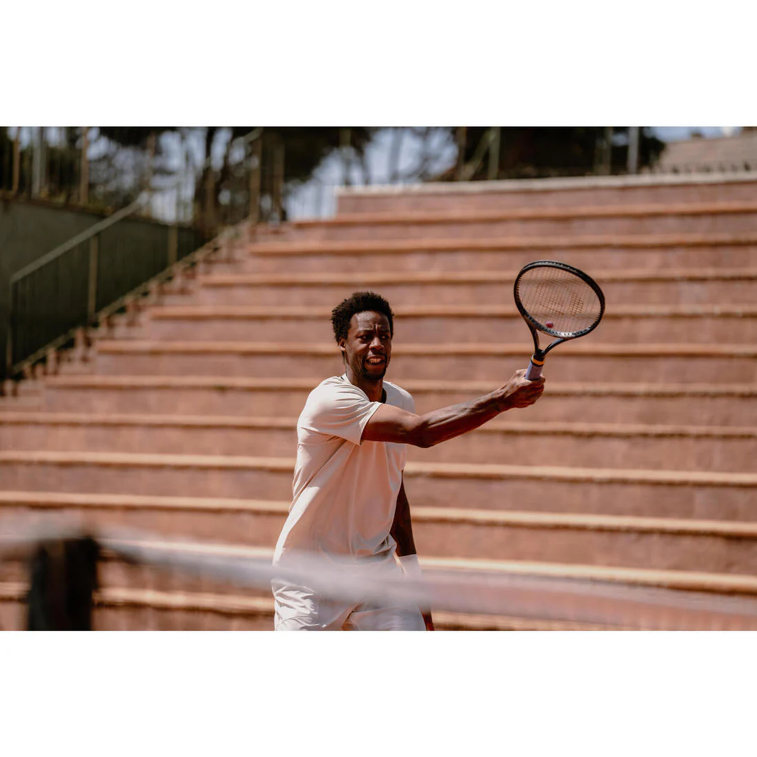Camiseta de tenis manga corta hombre - Artengo DRY marino Gaël Monfils - Image 51