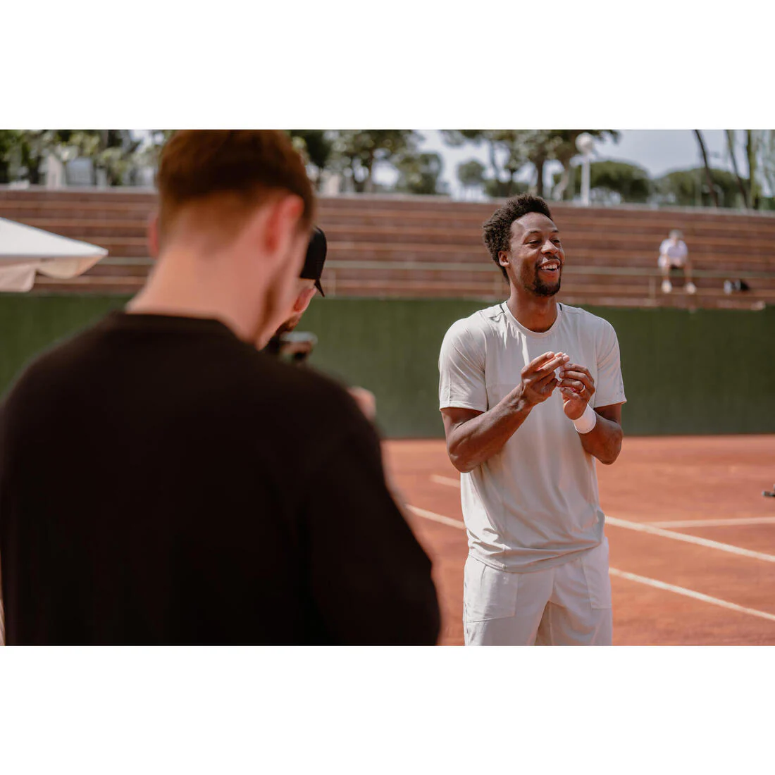 Camiseta de tenis manga corta hombre - Artengo DRY marino Gaël Monfils - Image 57