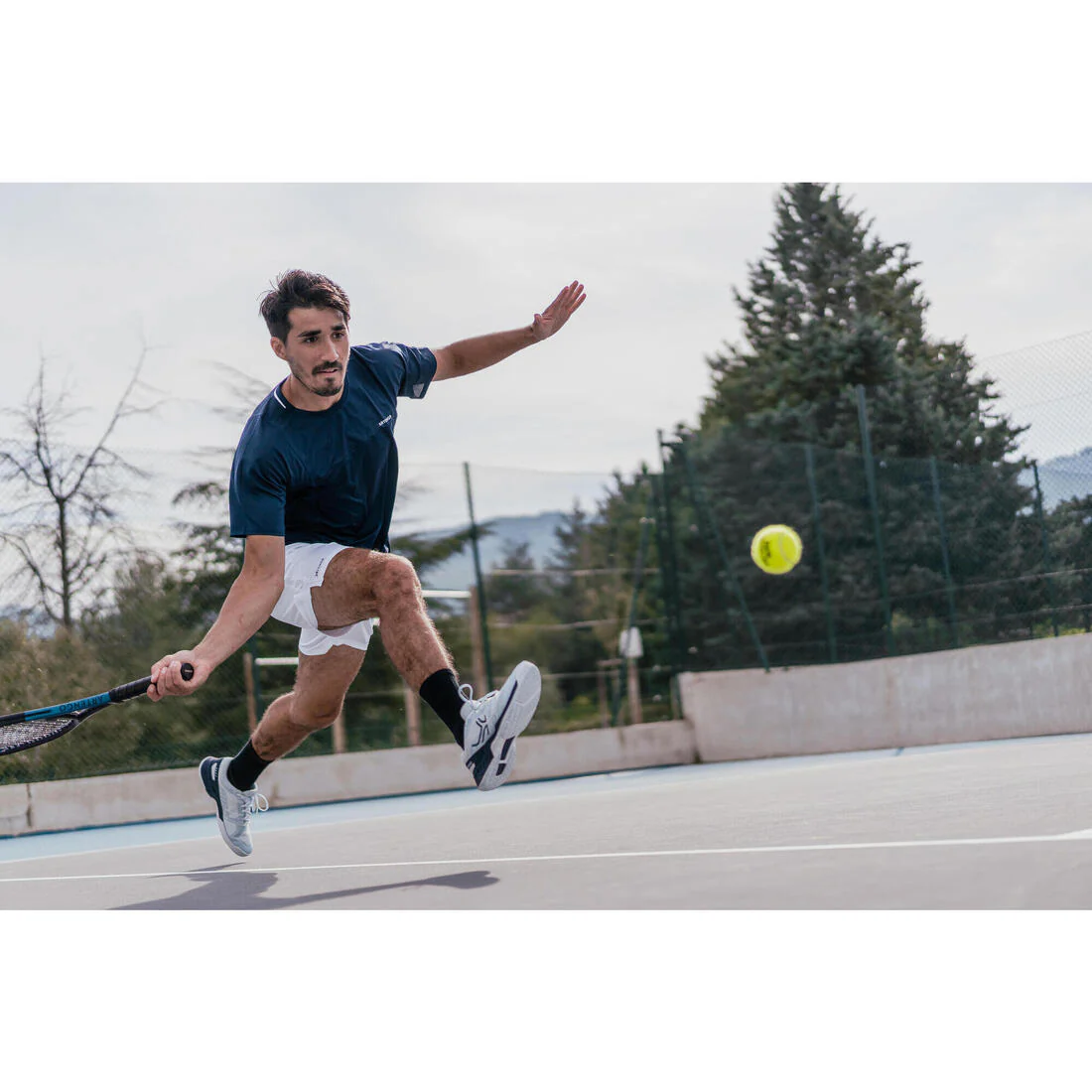 Camiseta de tenis manga corta hombre - Artengo DRY marino Gaël Monfils - Image 60