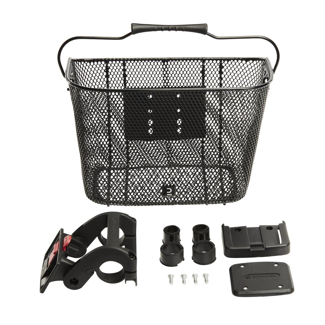 CANASTA BICICLETA JUNIOR METAL NEGRO - Image 2