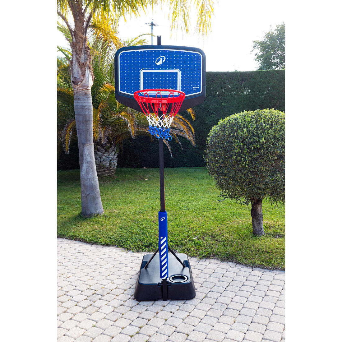 Canasta de basquetbol con pie regulable azul con negro para niños K900 v2 - Image 6