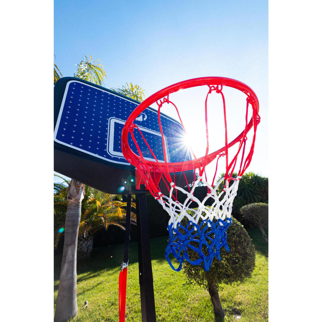 Canasta de basquetbol con pie regulable azul con negro para niños K900 v2 - Image 7