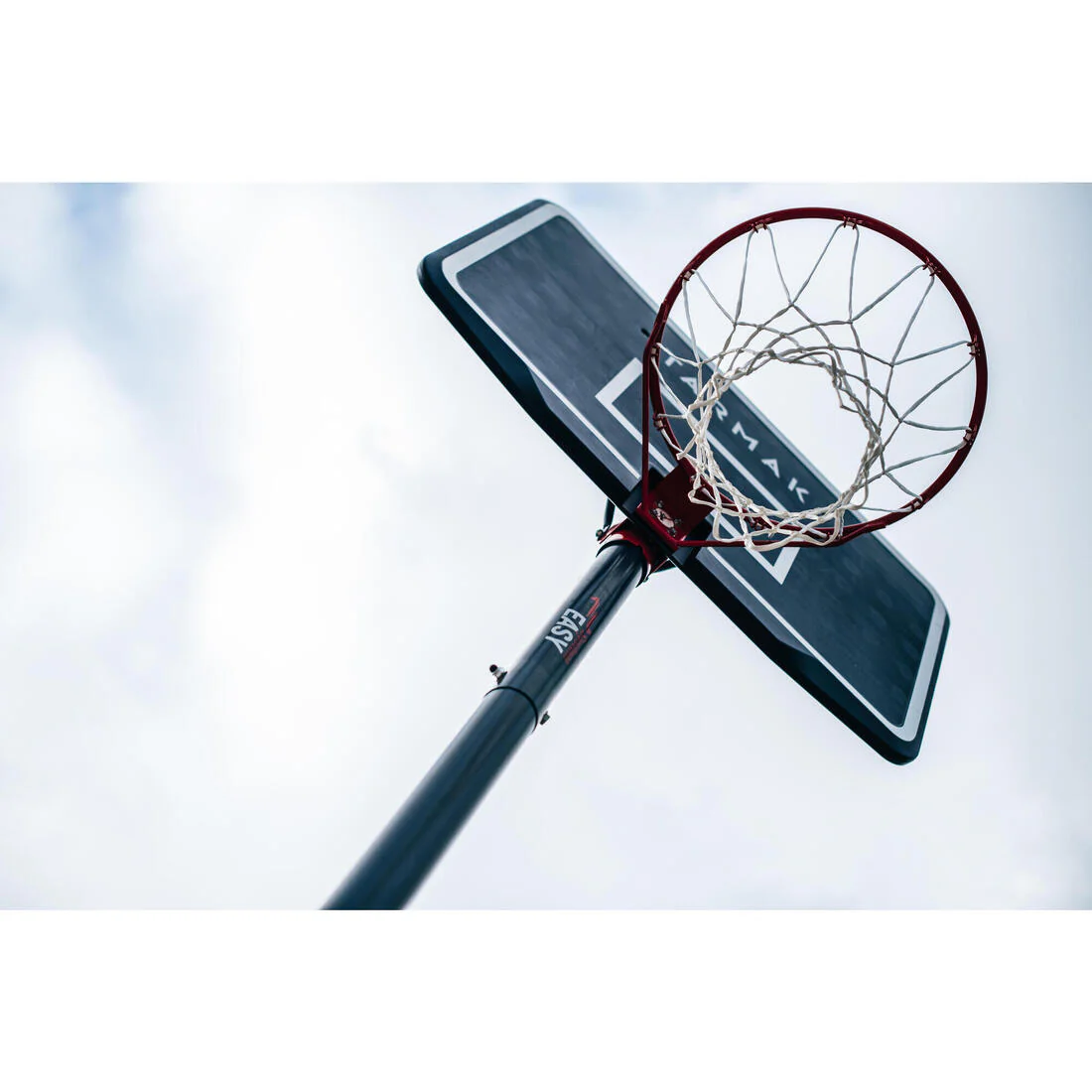 Canasta de básquetbol con pie regulable de 2.20 m a 3.05 m plegable - B100 Easy negro - Image 13