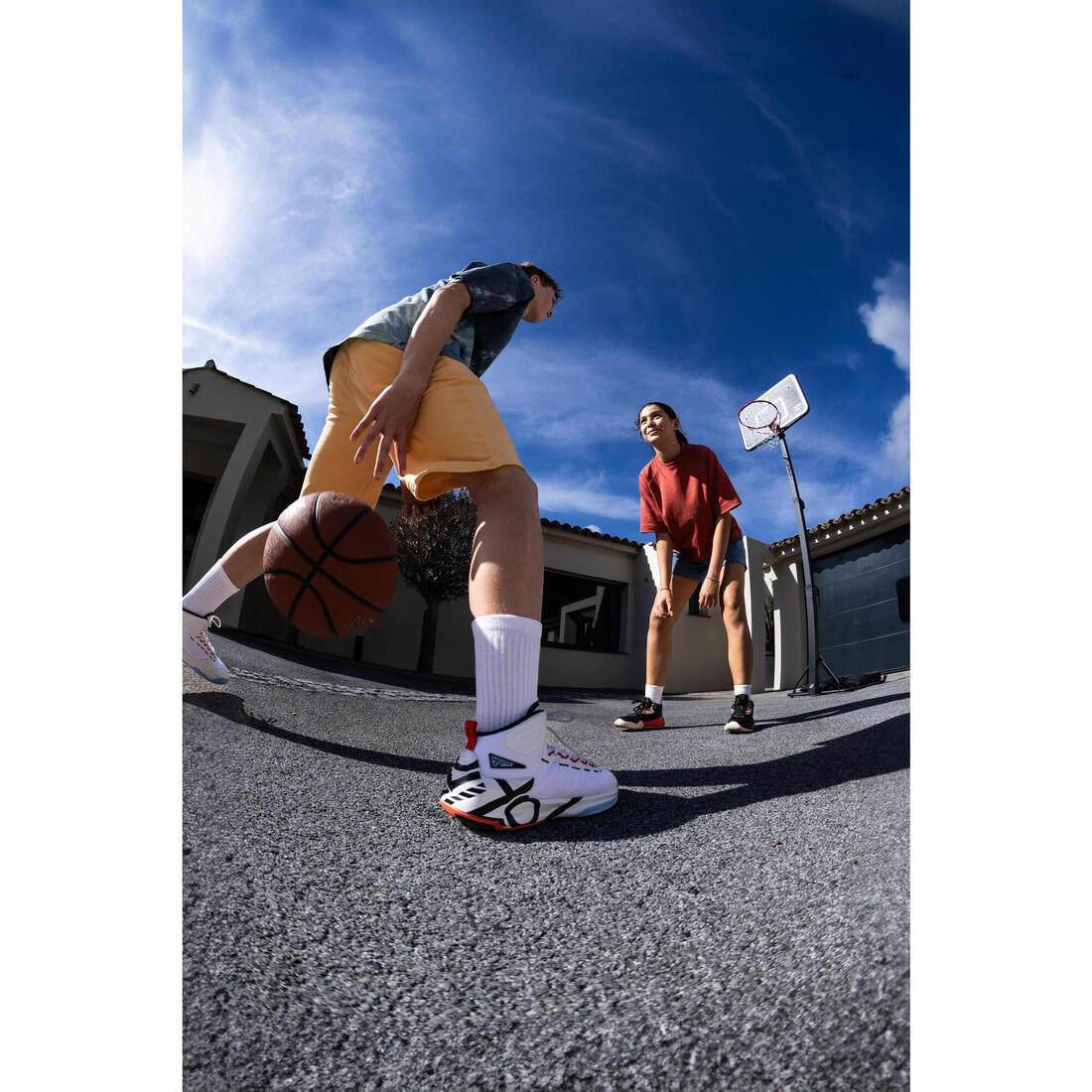 Canasta de básquetbol plegable y regulable de 2.40 a 3.05 m - B100 Easy Box - Image 13