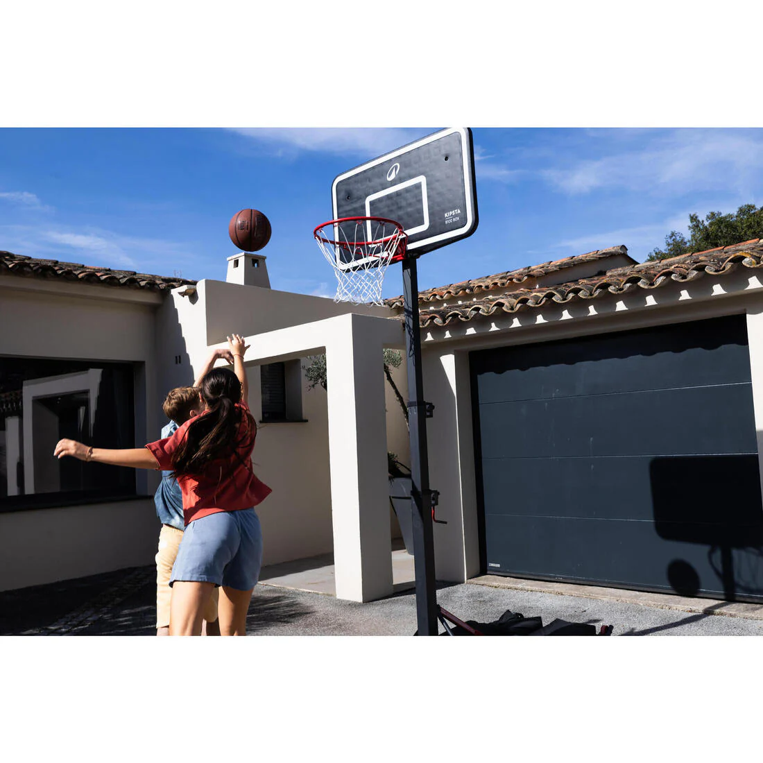 Canasta de básquetbol plegable y regulable de 2.40 a 3.05 m - B100 Easy Box - Image 14