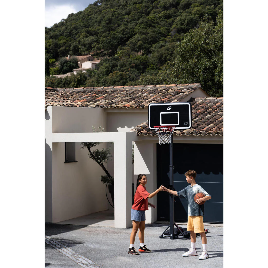 Canasta de básquetbol plegable y regulable de 2.40 a 3.05 m - B100 Easy Box - Image 16