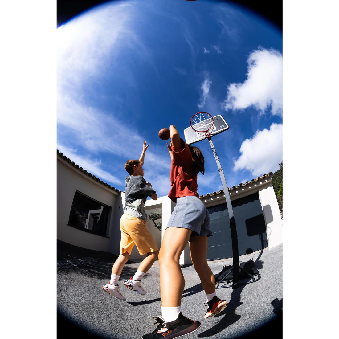 Canasta de básquetbol plegable y regulable de 2.40 a 3.05 m - B100 Easy Box - Image 17