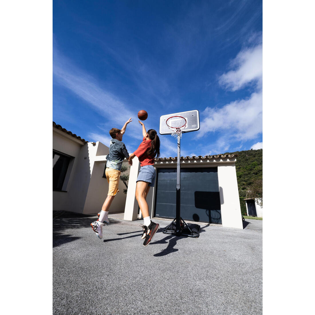 Canasta de básquetbol plegable y regulable de 2.40 a 3.05 m - B100 Easy Box - Image 4