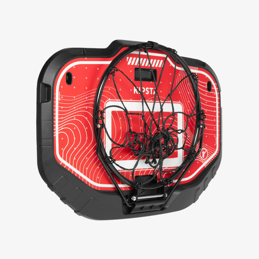 Canasta de básquetbol transportable de pared roja K900 - Image 3