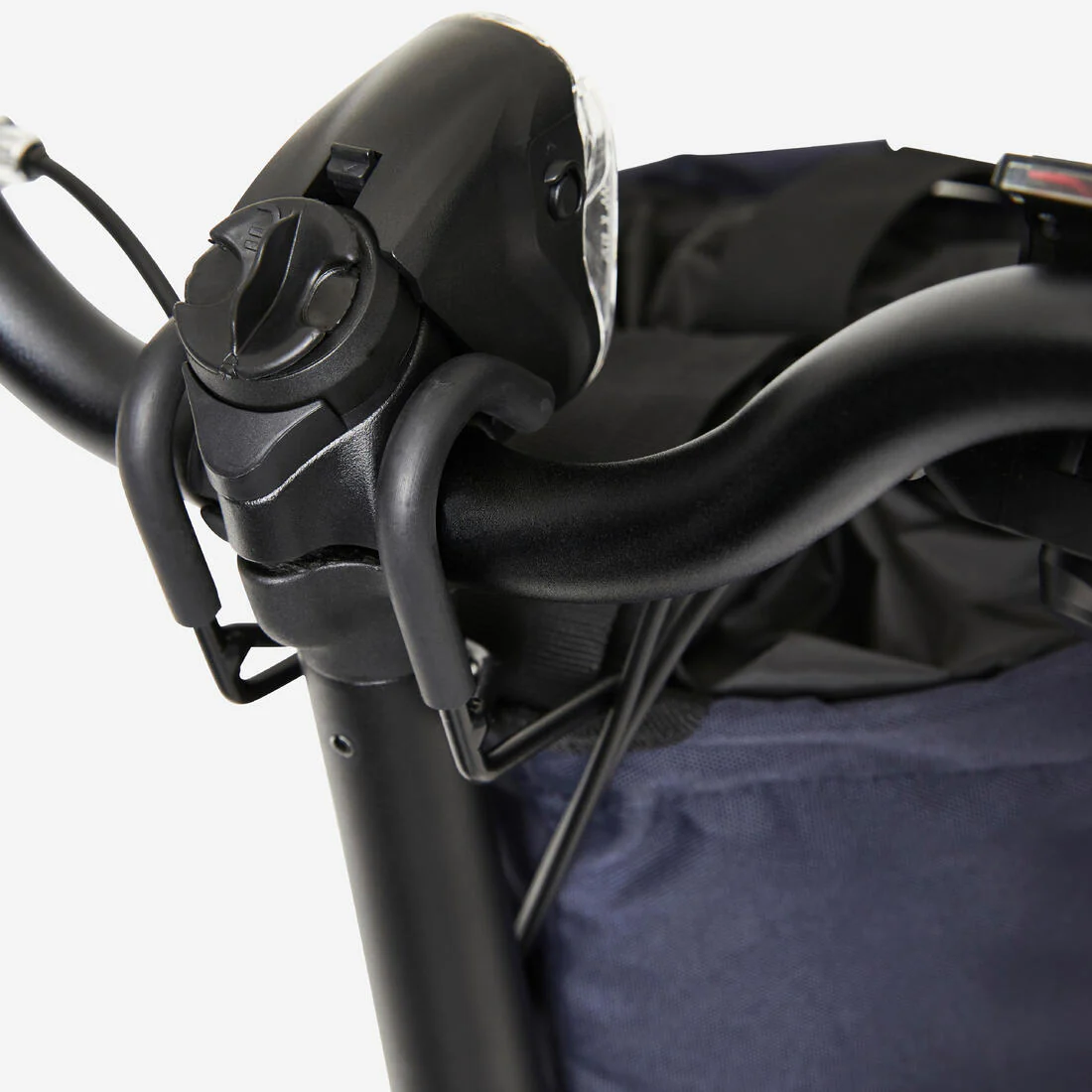 Canasta para bici plegable compactable correa transaporte hombre azul de 10 L - Image 4