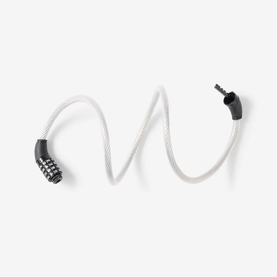 Candado para accesorios de bicicleta de espiral con cerradura de código 120 - Image 3
