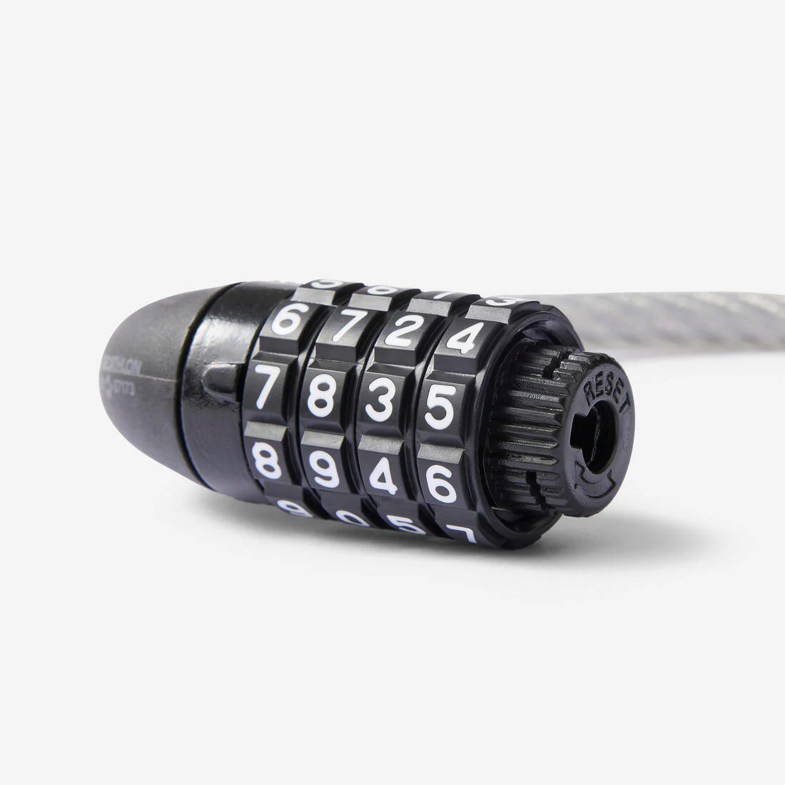 Candado para accesorios de bicicleta de espiral con cerradura de código 120 - Image 4