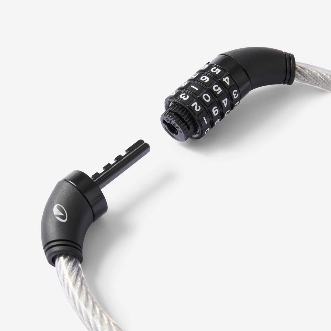 Candado para accesorios de bicicleta de espiral con cerradura de código 120 - Image 5