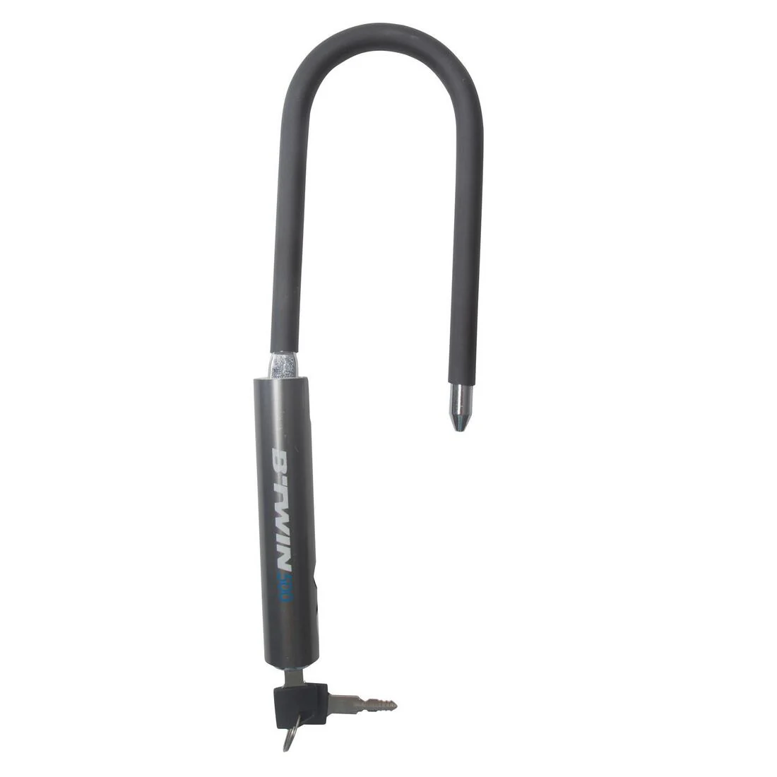 Candado para bicicleta en forma de U gris 500 - Image 4