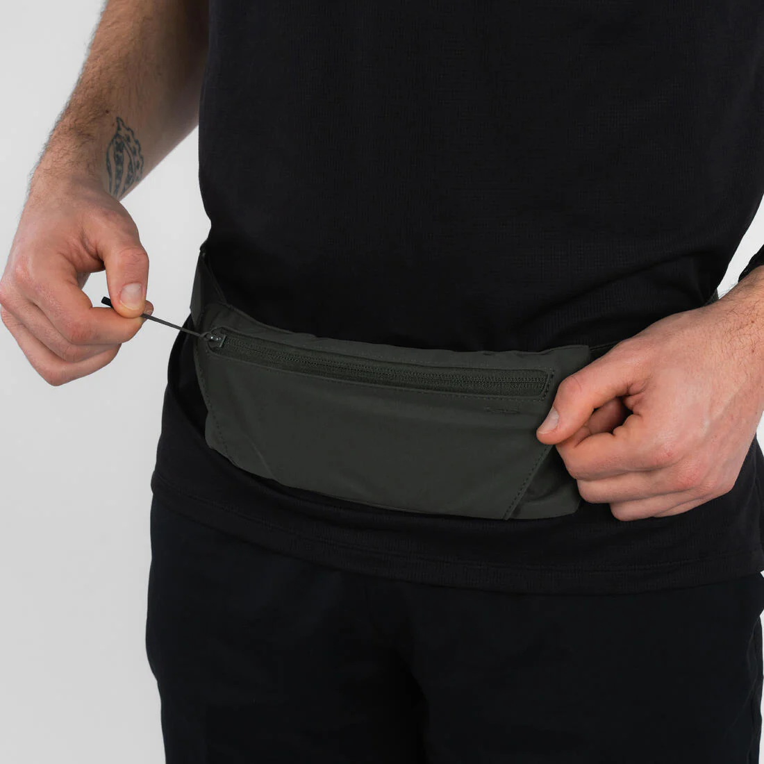 Cangurera de running básica para smartphone con 2 compartimentos unisex Kiprun - Image 22