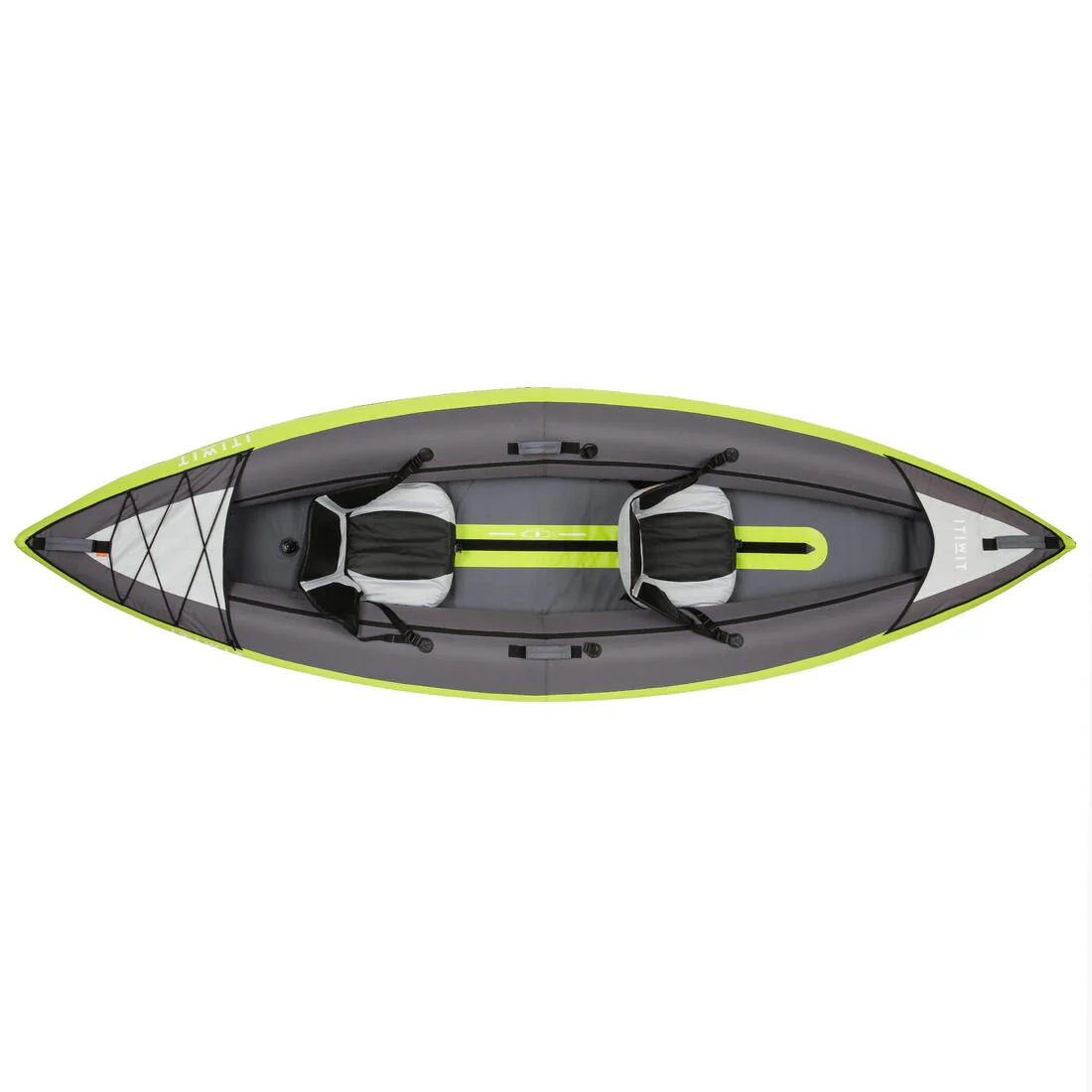 Canoa Kayak Inflable Travesía Verde 1/2 Plazas - Image 3