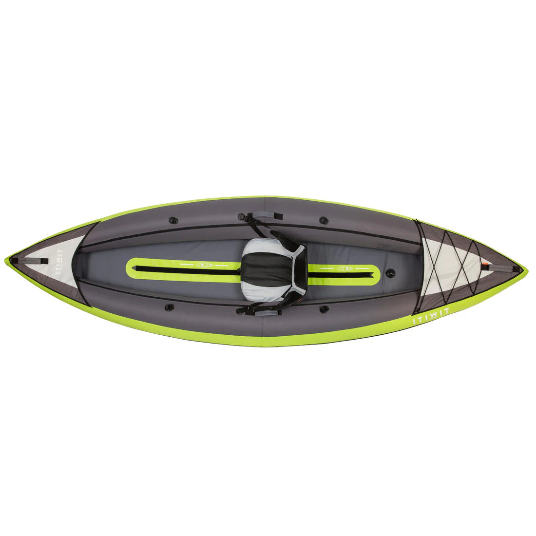 Canoa Kayak Inflable Travesía Verde 1/2 Plazas - Image 6