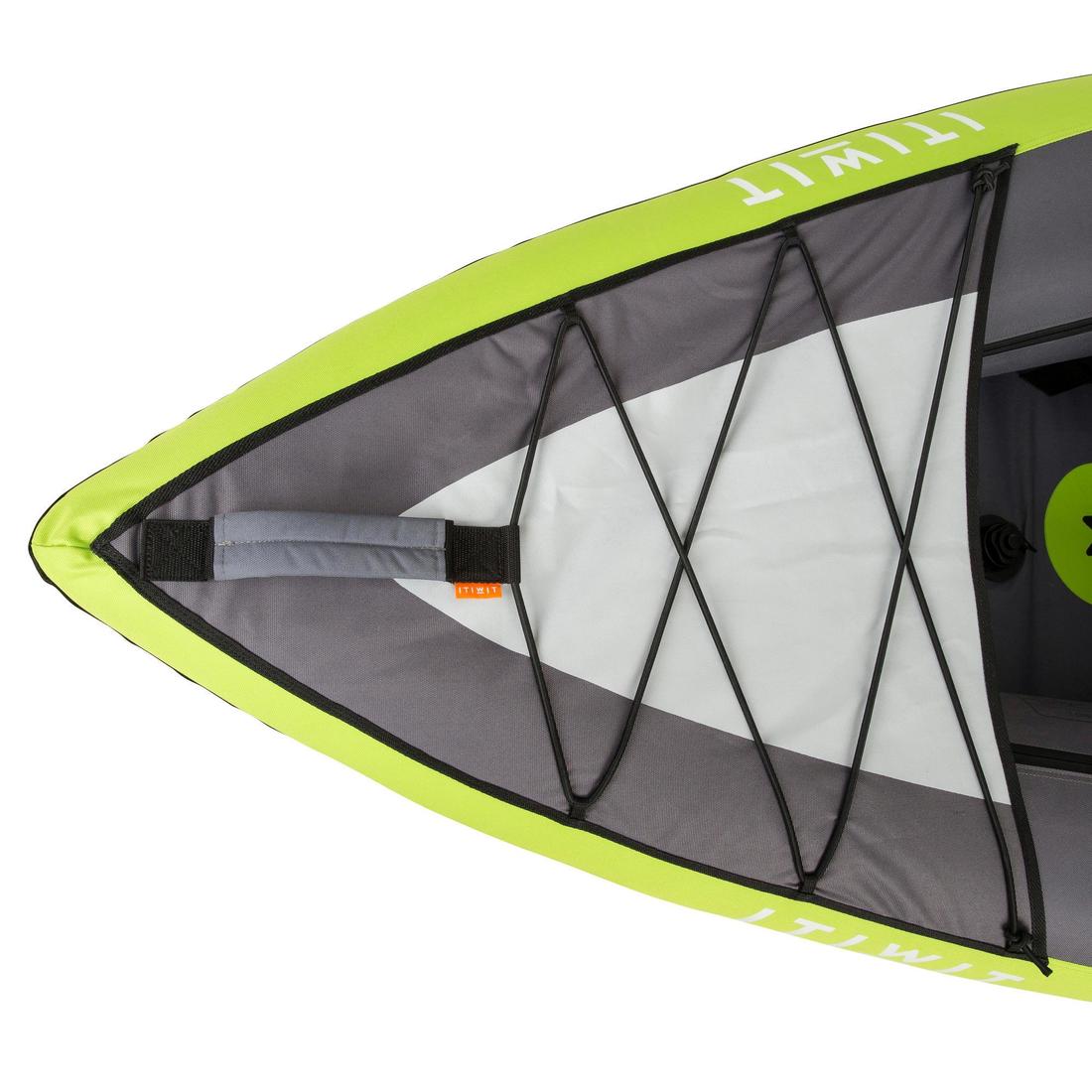 Canoa Kayak Inflable Travesía Verde 1/2 Plazas - Image 9