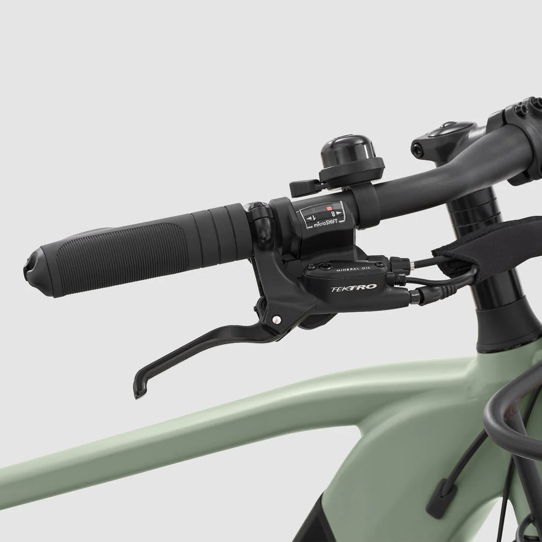 Cargo bike Longtail eléctrica de carga trasera verde claro R500E Longtail - Image 13