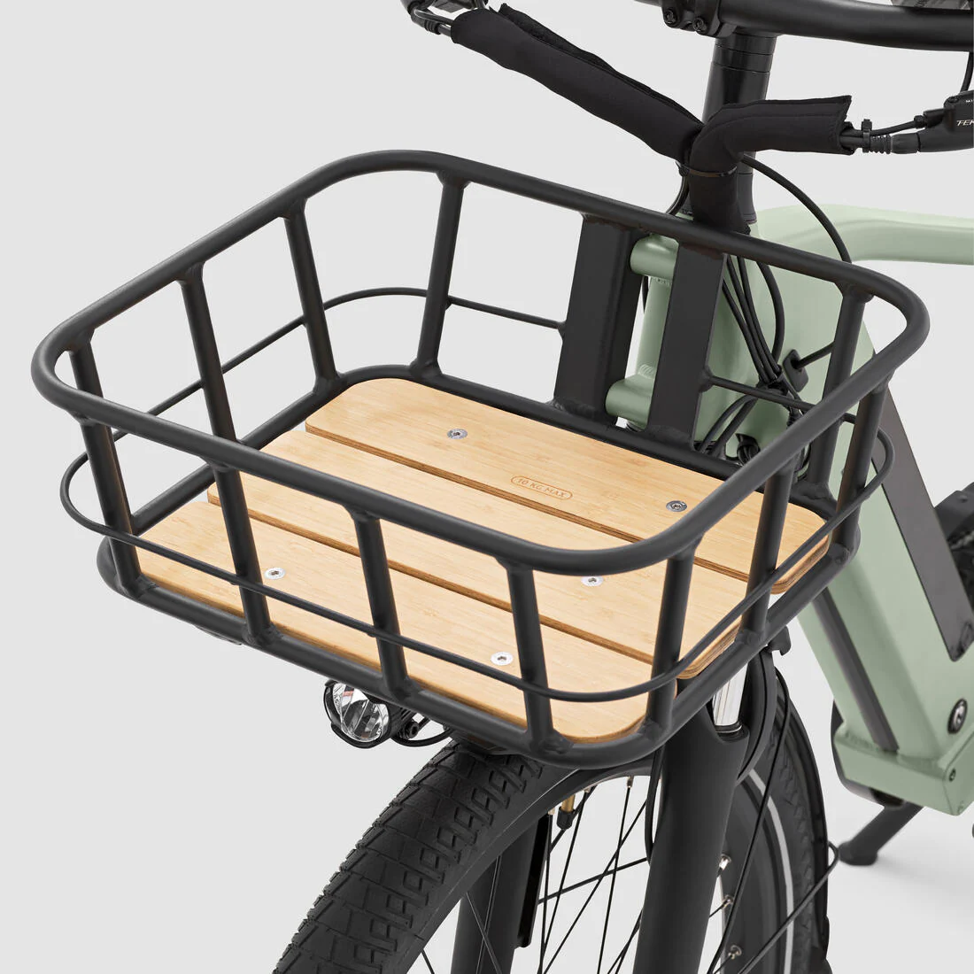 Cargo bike Longtail eléctrica de carga trasera verde claro R500E Longtail - Image 17