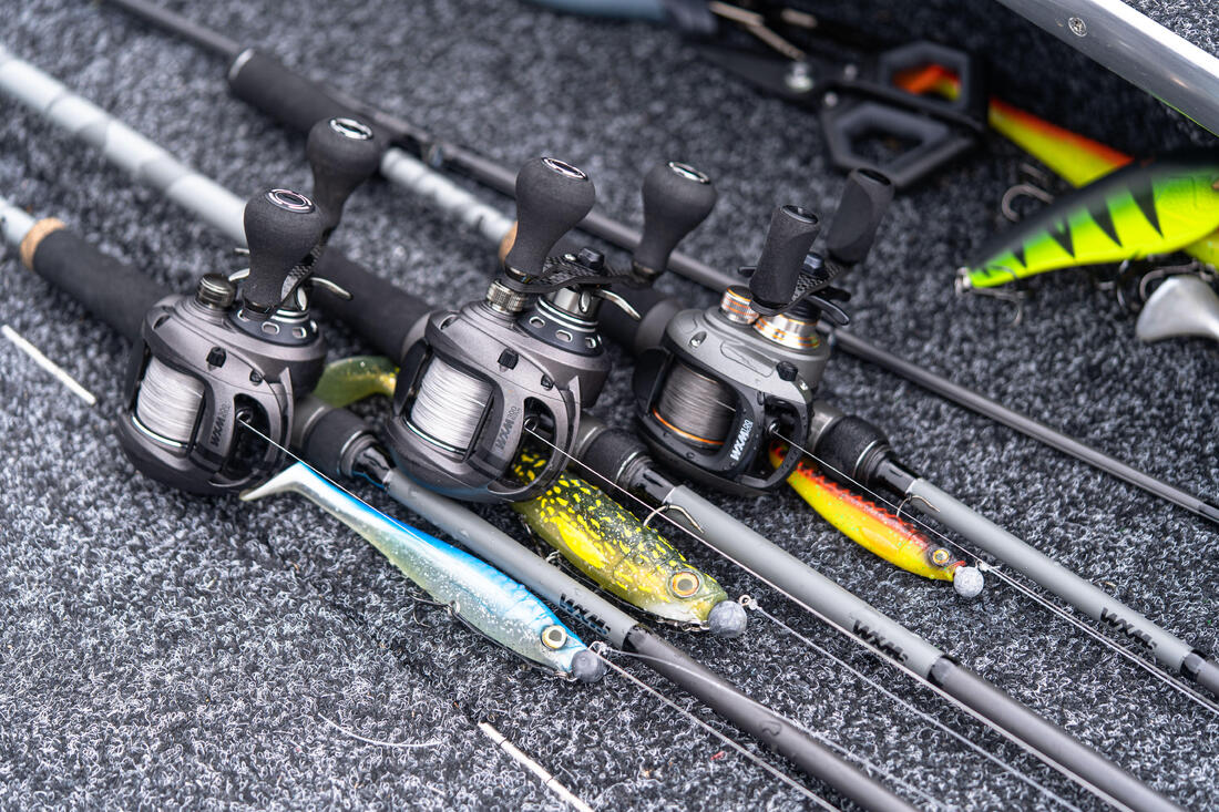 Carrete Casting Pesca Señuelos WXM 100 RC Manivela Izquierda - Image 7
