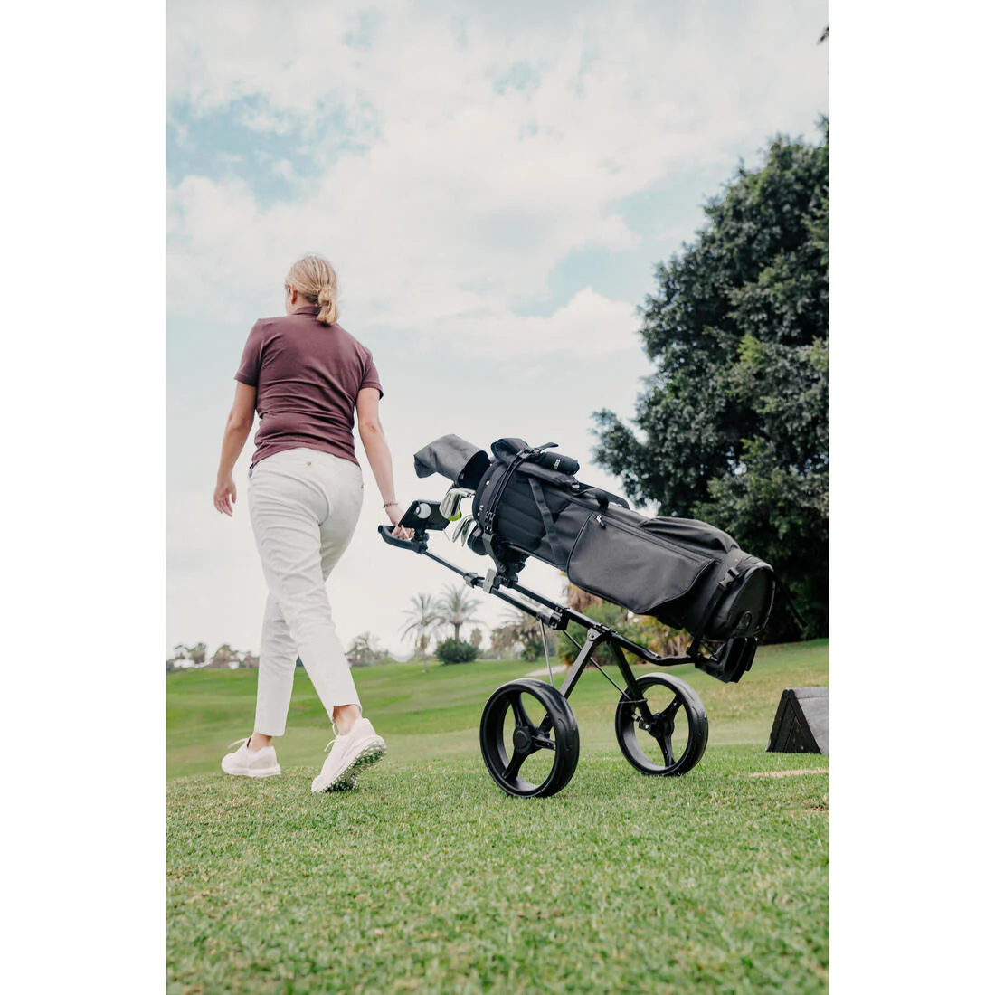 Carrito de golf con 2 ruedas Inesis 100 - Image 8