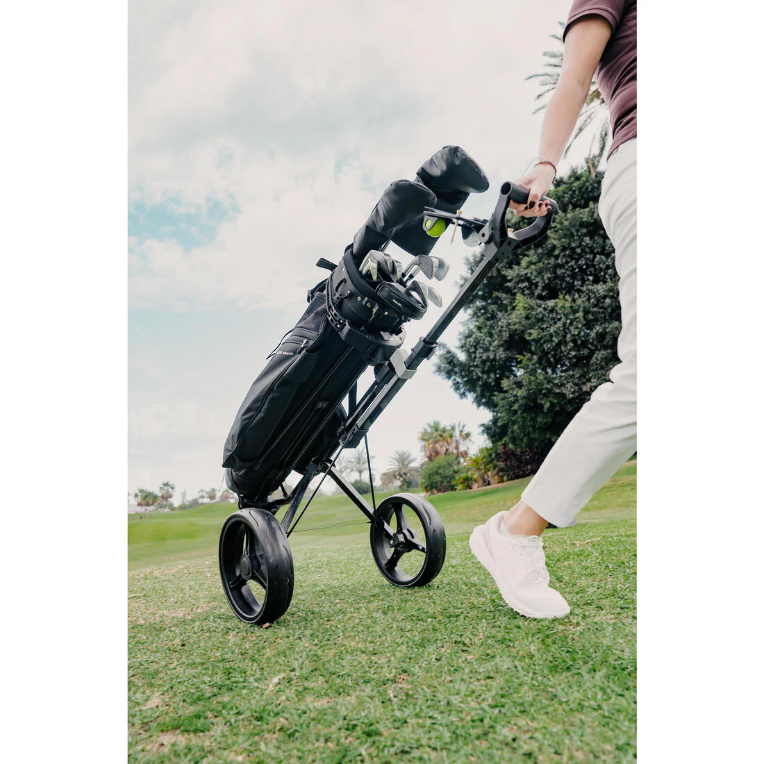 Carrito de golf con 2 ruedas Inesis 100 - Image 9