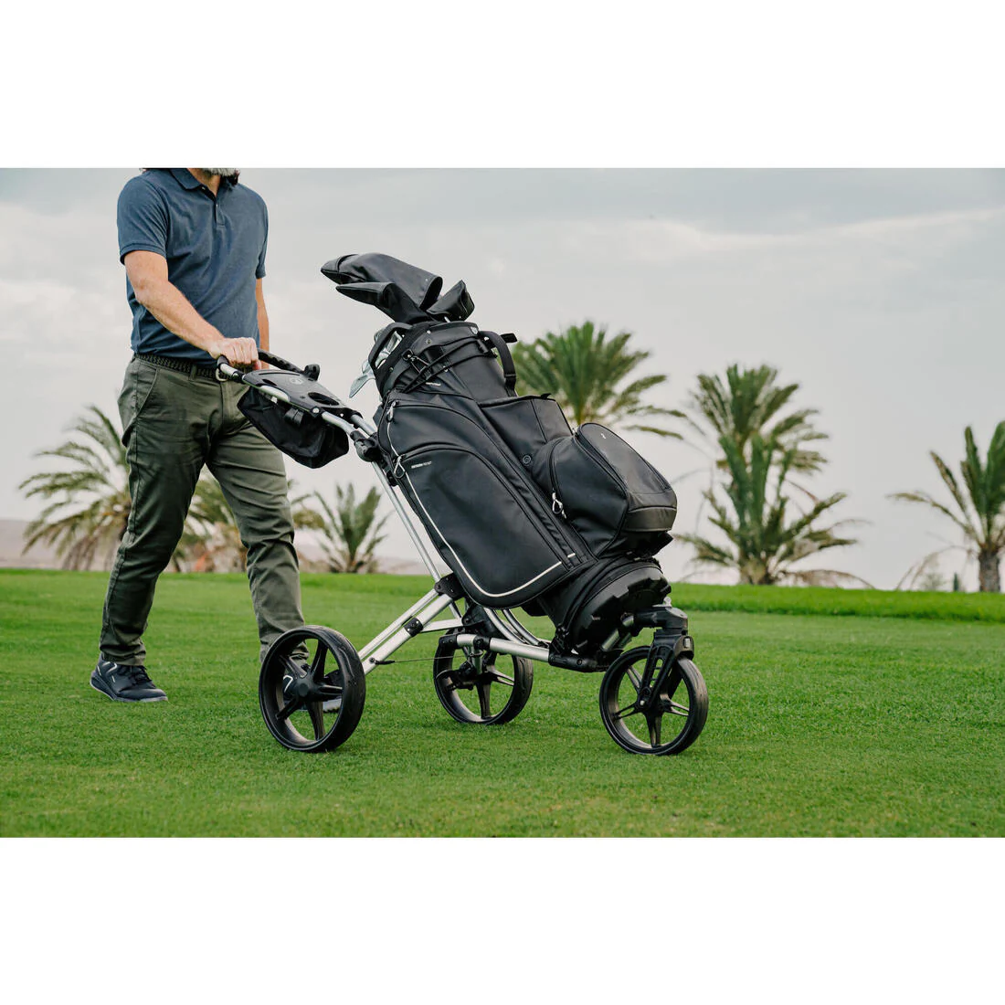 Carrito de golf con 3 ruedas con giro de 360° Inesis 900 - Image 14