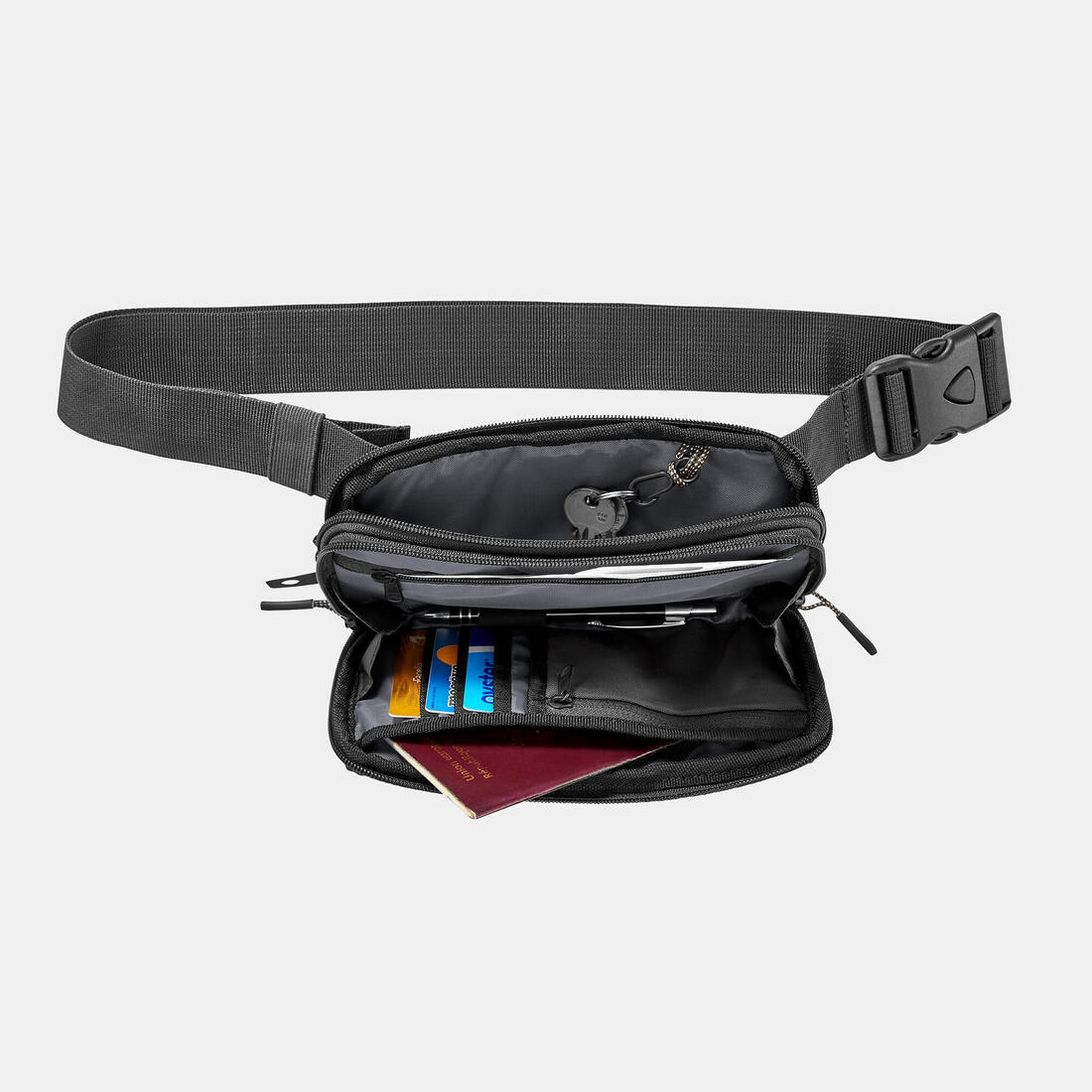 Cartera organizadora de viaje de trekking modelo grande negra Travel XL - Image 4