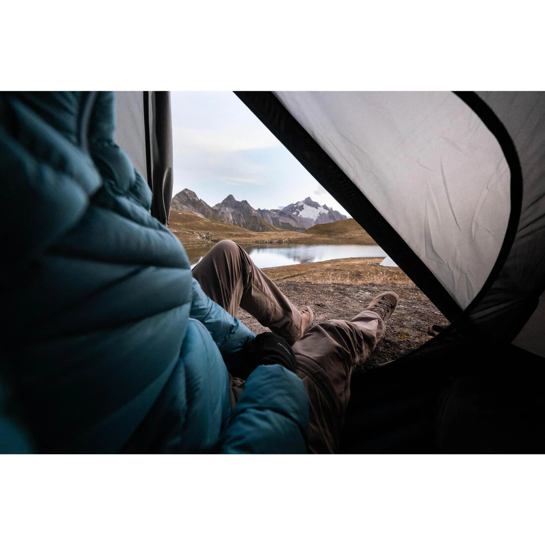 Casa de campaña de trekking tipo domo con malla para 2 personas MT500 - Image 12