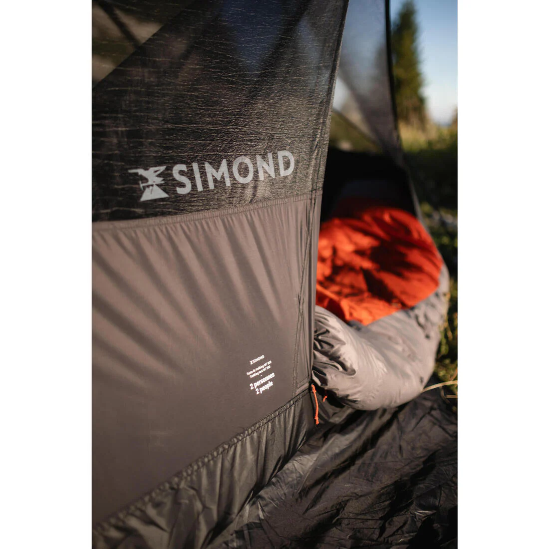 Casa de campaña tipo domo de trekking con autosujeción para 2 personas MT900 - Image 16