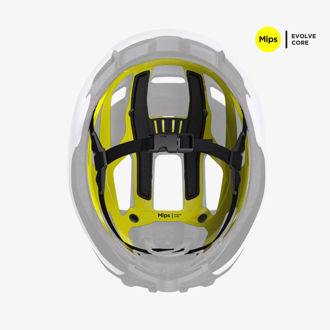 Casco de ciclismo con sistema MIPS blanco Rockrider Race - Image 3