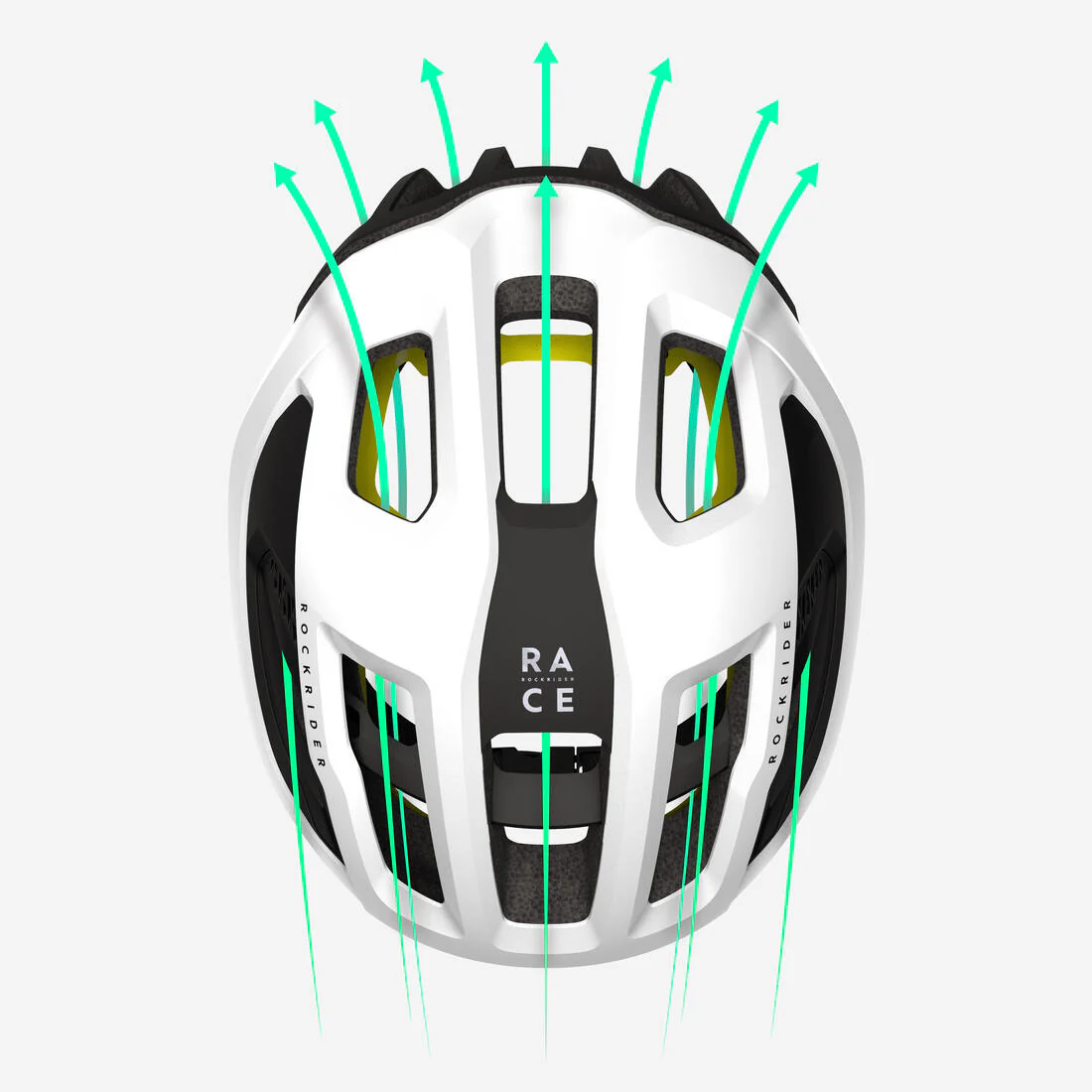 Casco de ciclismo con sistema MIPS blanco Rockrider Race - Image 4