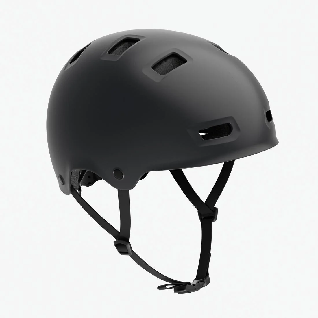 Casco de ciclismo negro para niños 500