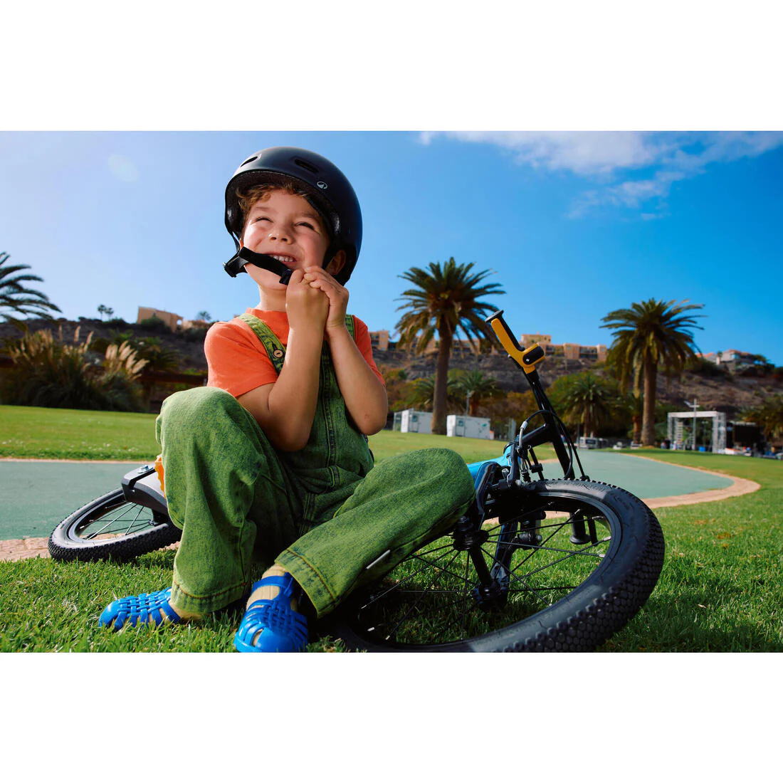 Casco de ciclismo negro para niños 500 - Image 13