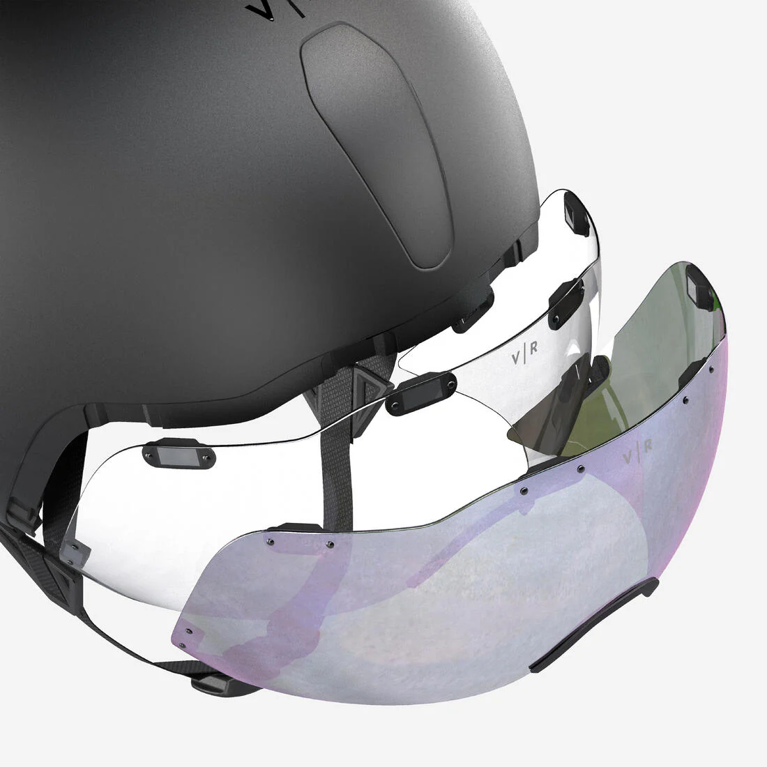 Casco de contrarreloj y triatlón negro XCR - Image 6