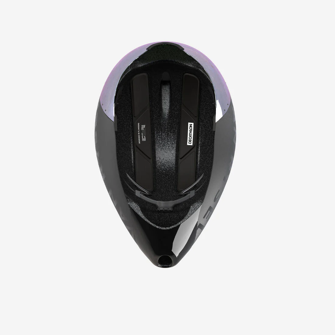 Casco de contrarreloj y triatlón negro XCR - Image 7